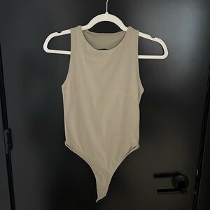 Lounge Racerback Bodysuit X Jess Hunt in Fawn